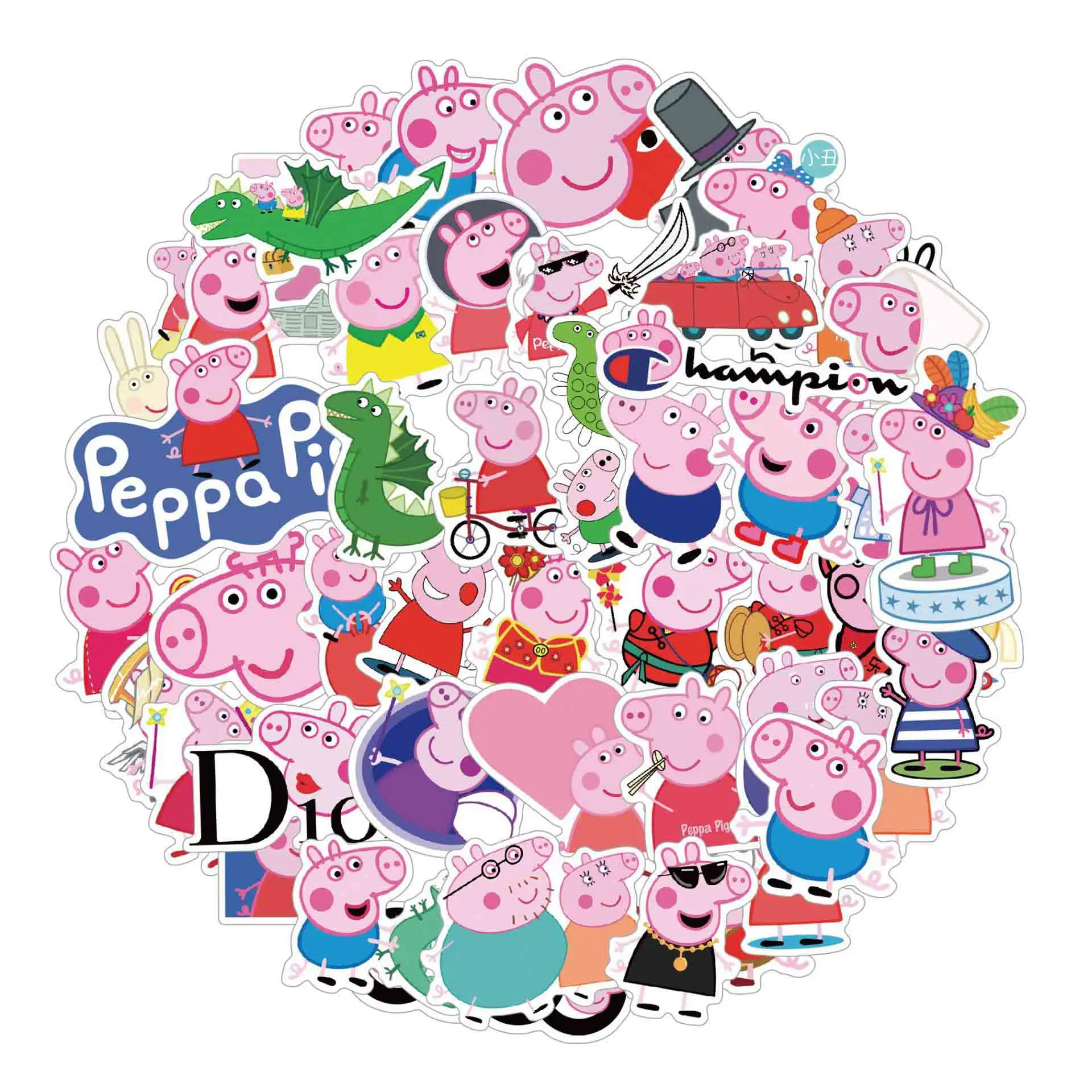 Peppa Pig Geburtstagsparty-Dekoration, George Page Family Ballon Für Kinder, Eventzubehör, Geschirr, Banner, Hintergrund, Geschenk, Babyparty Peppa Pig Geburtstagsparty-Dekoration, George Page Family Ballon Für Kinder, Eventzubehör, Geschirr, Banner, Hintergrund, Geschenk, Babyparty - Image 6