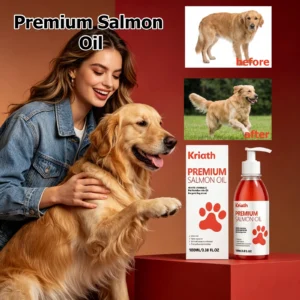 Premium Lachsöl für Haustiere Omega 3 Glänzender Fellmantel Immununterstützung Fellpflege Herzgesundheit Hund Katze Herz Haut Nahrungsergänzungsmittel