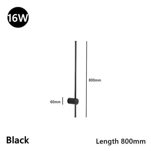 Moderne Minimalistische Led Rotierende Wandleuchte Innen Lange Wandlampe Wohnzimmer Schlafzimmer Hintergrund-Wandleuchte Moderne Minimalistische Led Rotierende Wandleuchte Innen Lange Wandlampe Wohnzimmer Schlafzimmer Hintergrund-Wandleuchte - Image 13