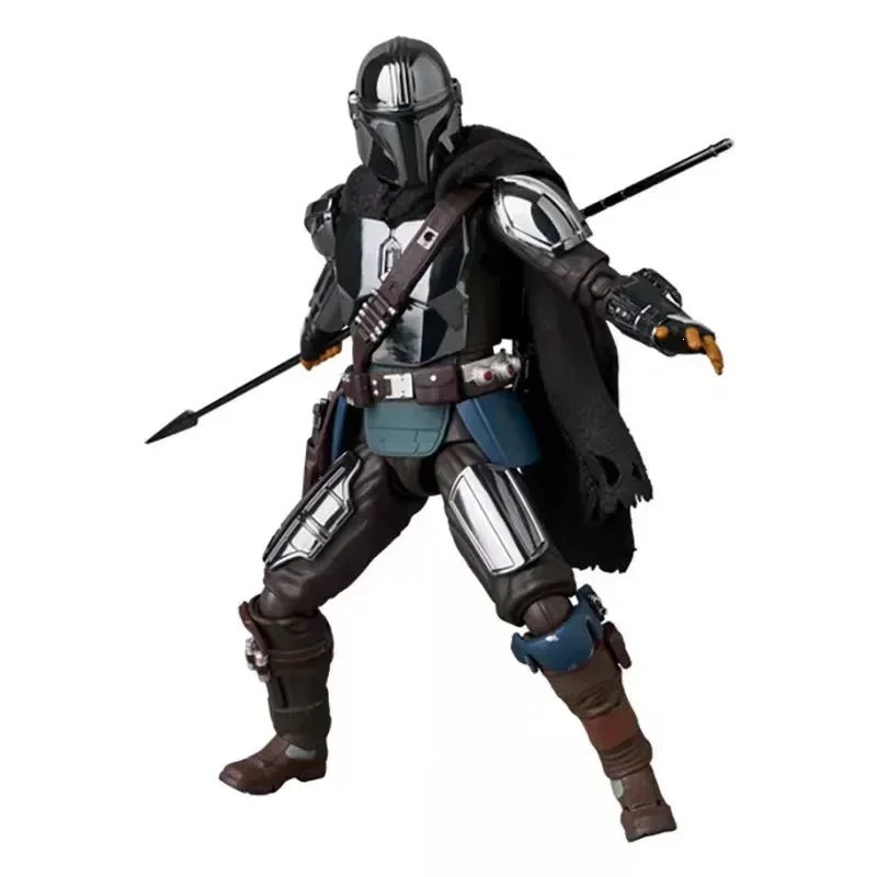 In Stock Star Wars Mandalorian 2.0 Electroplated Din Djarin Boxed Articulated Action Figure Collectible Model Toy For Collectors In Stock Star Wars Mandalorian 2.0 Electroplated Din Djarin Boxed Articulated Action Figure Collectible Model Toy For Collectors - Image 4