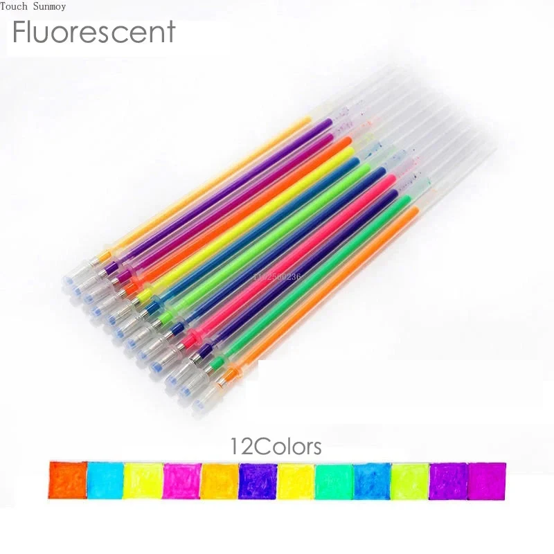 12-100 Farbige Gelstift-Nachfüllungen Set - Glitzer, Pastell, Textmarker, Metallic-Tinte Für Künstler, Scrapbooking Und Graffiti-Zeichnen 12-100 Farbige Gelstift-Nachfüllungen Set - Glitzer, Pastell, Textmarker, Metallic-Tinte Für Künstler, Scrapbooking Und Graffiti-Zeichnen - Image 14