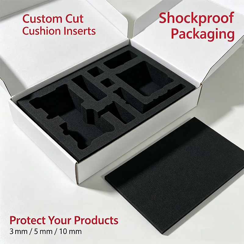 Black Eva Foam Sheet Anti-Slip Shock Absorbing Eva Sponge Pad For Furniture Protection Packaging Cushion Diy Crafts Black Eva Foam Sheet Anti-Slip Shock Absorbing Eva Sponge Pad For Furniture Protection Packaging Cushion Diy Crafts - Image 2