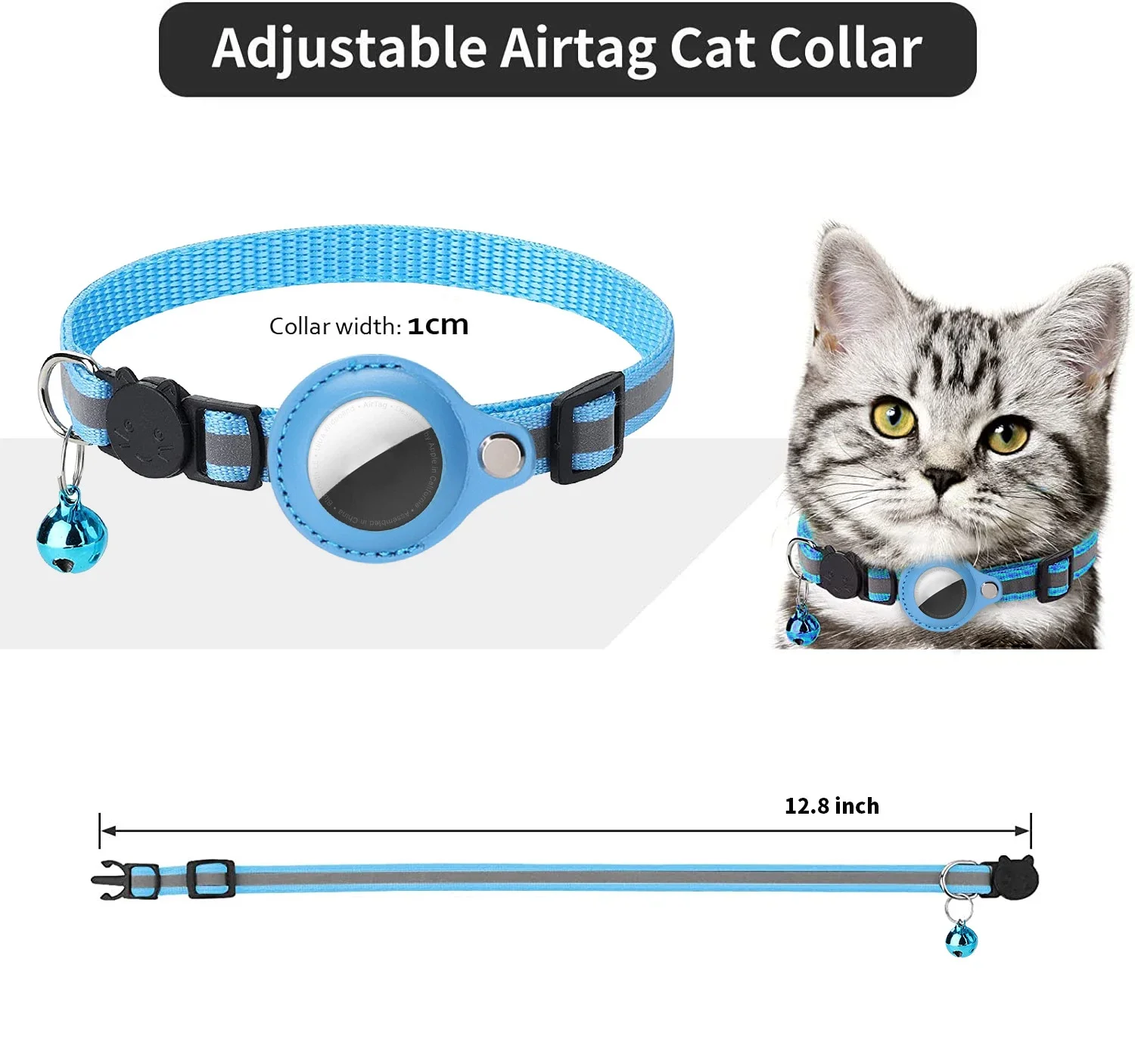 Katzen-Gps-Tracker-Halsband, Wasserdicht, Anti-Verlust-Haustier-Tracker, Bluetooth-Locator Für Haustiere, Leichtes Intelligentes Halsband Für Sichere Haustier-Tracking Katzen-Gps-Tracker-Halsband, Wasserdicht, Anti-Verlust-Haustier-Tracker, Bluetooth-Locator Für Haustiere, Leichtes Intelligentes Halsband Für Sichere Haustier-Tracking - Image 4