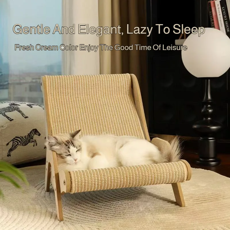 Sisal Cat Scratcher, Durable, One-Piece Sofa Style, Claw Grinding Tool, Extra Large Scratcher, Cat Bed, Pet Supplies Sisal Cat Scratcher, Durable, One-Piece Sofa Style, Claw Grinding Tool, Extra Large Scratcher, Cat Bed, Pet Supplies - Image 4