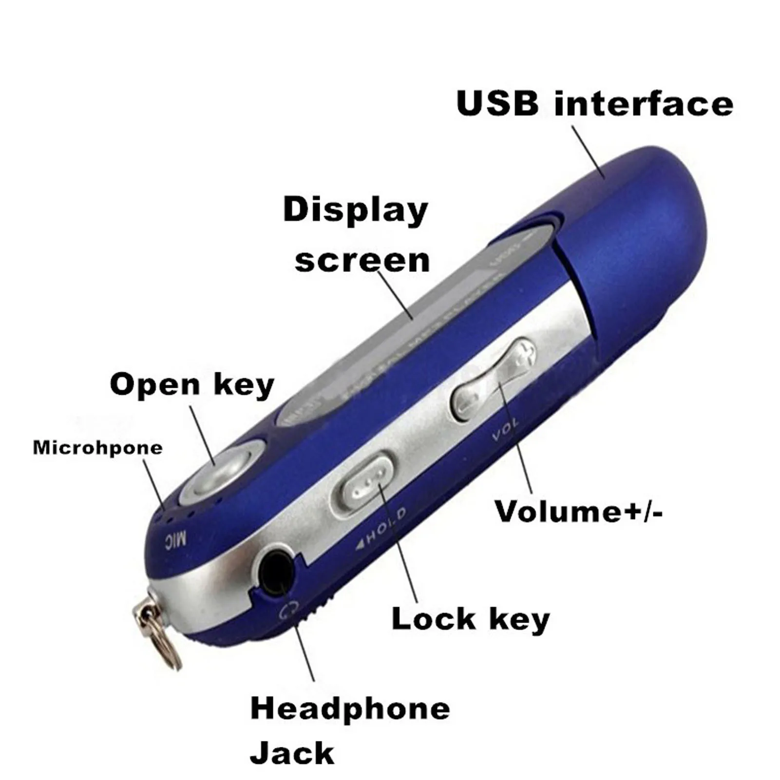 Tragbarer Mp3-Player Mit Usb, Fm-Radio, Lcd-Bildschirm &Amp; Sprachaufnahme – Digitaler Musikplayer Für Sport, Reisen, Schule &Amp; Freizeit Tragbarer Mp3-Player Mit Usb, Fm-Radio, Lcd-Bildschirm &Amp; Sprachaufnahme – Digitaler Musikplayer Für Sport, Reisen, Schule &Amp; Freizeit - Image 6