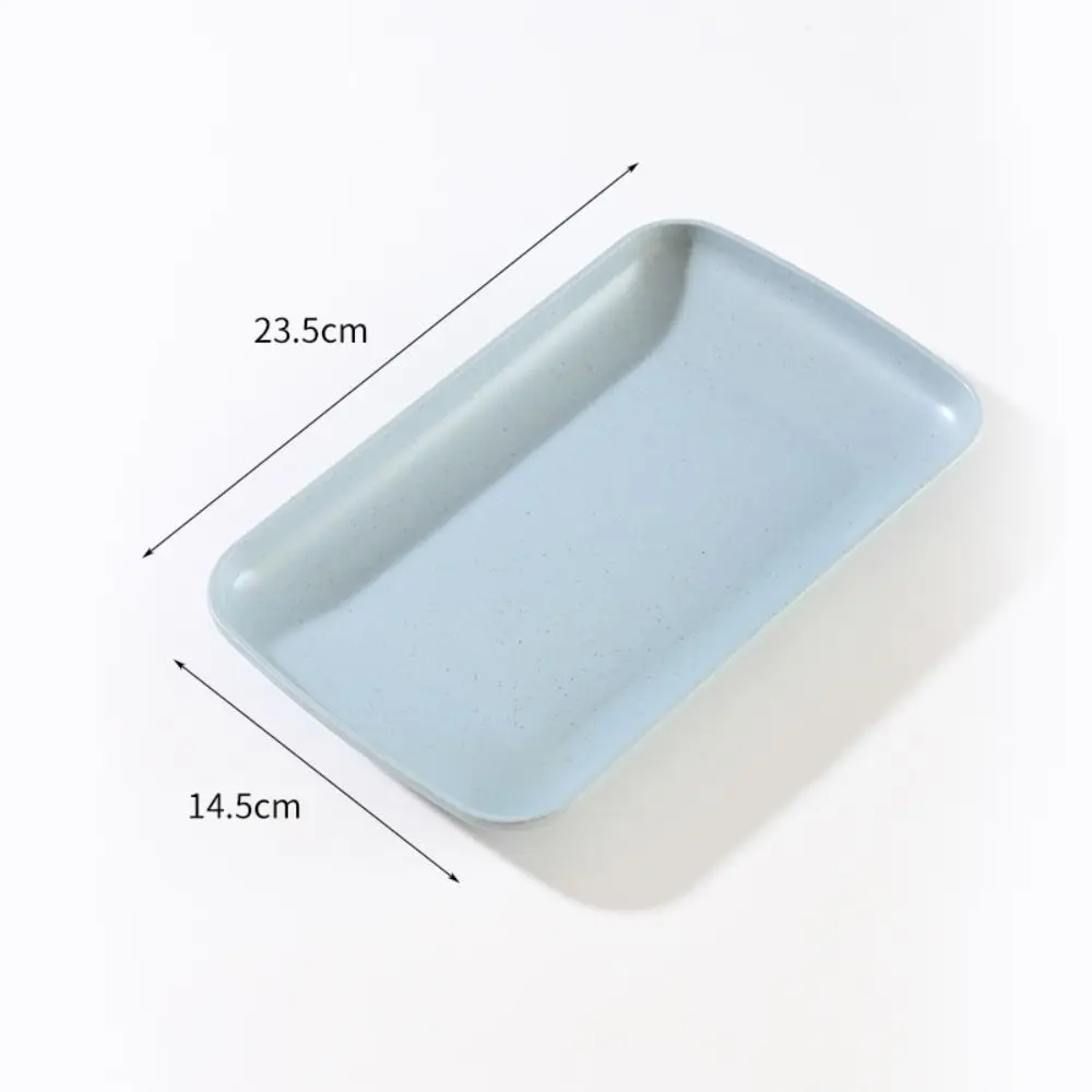Geschirr Kunststoff Snack Platte Hochwertige Weizens Troh Wieder Verwendbare Tisch Mülls Chale Langlebige Leichte Quadratische Tablett Geschirr Kunststoff Snack Platte Hochwertige Weizens Troh Wieder Verwendbare Tisch Mülls Chale Langlebige Leichte Quadratische Tablett - Image 3