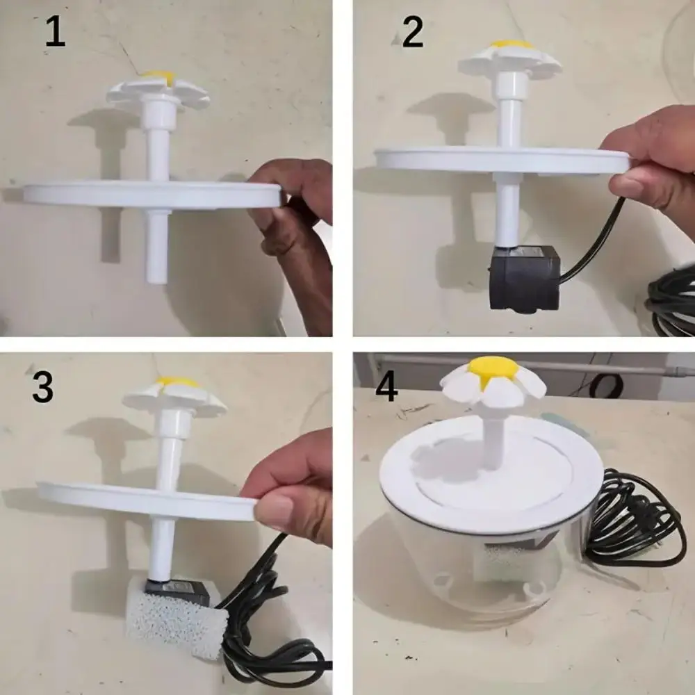 Haustiere Wasser Brunnen Auto Filter Usb Elektrische Stumme Katze Trinker Schüssel 1200Ml Rezirkulieren Filtert Rinker Für Katzen Wassersp Ender Haustiere Wasser Brunnen Auto Filter Usb Elektrische Stumme Katze Trinker Schüssel 1200Ml Rezirkulieren Filtert Rinker Für Katzen Wassersp Ender - Image 5