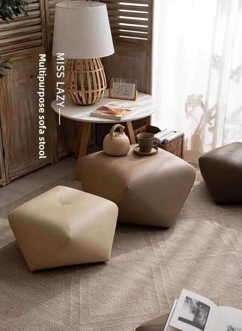 Solid Wood Octagonal Stool For Home Use, Shoe Changing Sofa, Footrest, Low Stool, Makeup Seat, Pedestal Solid Wood Octagonal Stool For Home Use, Shoe Changing Sofa, Footrest, Low Stool, Makeup Seat, Pedestal - Image 13
