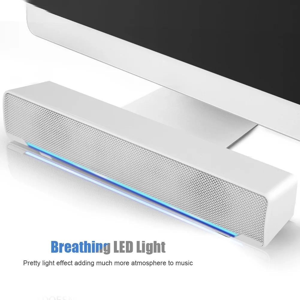 Usb-Soundbar Mit 3,5-Mm-Anschluss – Tragbarer Lautsprecher Mit Bass-Surround-Sound Für Pc, Handy &Amp; Musik Usb-Soundbar Mit 3,5-Mm-Anschluss – Tragbarer Lautsprecher Mit Bass-Surround-Sound Für Pc, Handy &Amp; Musik - Image 5
