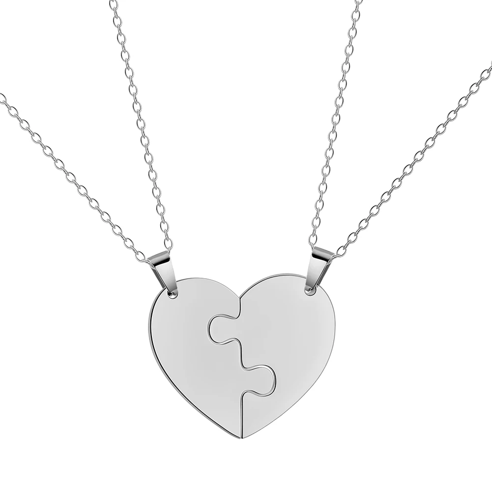 Dreamtimes Liebe Herz Puzzle Anhänger Halskette 2/3/4/5/6 Stück Edelstahl Frauen Männer Schmuck Liebhaber Familie Freunde Geschenke Dreamtimes Liebe Herz Puzzle Anhänger Halskette 2/3/4/5/6 Stück Edelstahl Frauen Männer Schmuck Liebhaber Familie Freunde Geschenke - Image 10