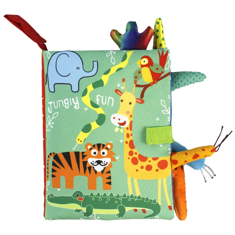 0-36M Baby Early Learning Toy Tail Cloth Book Parent-Child Interactive Sound Paper Puzzle Cloth Book Rattle 0-36M Baby Early Learning Toy Tail Cloth Book Parent-Child Interactive Sound Paper Puzzle Cloth Book Rattle