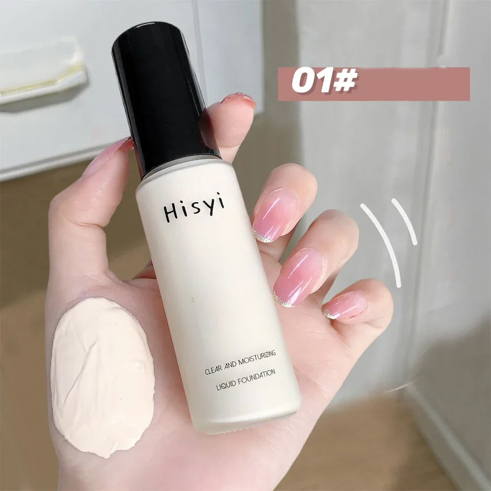 Flüssige Foundation, Hohe Deckkraft, Make-Up-Basis, Langlebiger Concealer, Bb-Creme, Wasserfest, Ölkontrollierend, Gesichtsgrundierung, Make-Up-Kosmetik Flüssige Foundation, Hohe Deckkraft, Make-Up-Basis, Langlebiger Concealer, Bb-Creme, Wasserfest, Ölkontrollierend, Gesichtsgrundierung, Make-Up-Kosmetik - Image 7