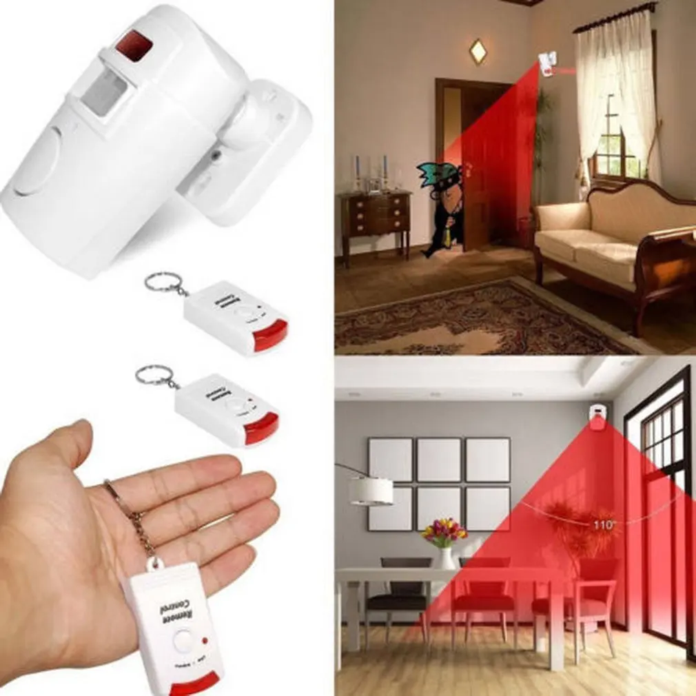 Kabelloser Bewegungsmelder Mit Alarm, Fernbedienung &Amp; Sicherheitssensor – Alarmsystem Für Innenbereich, Außenbereich, Haus &Amp; Garage Kabelloser Bewegungsmelder Mit Alarm, Fernbedienung &Amp; Sicherheitssensor – Alarmsystem Für Innenbereich, Außenbereich, Haus &Amp; Garage - Image 5