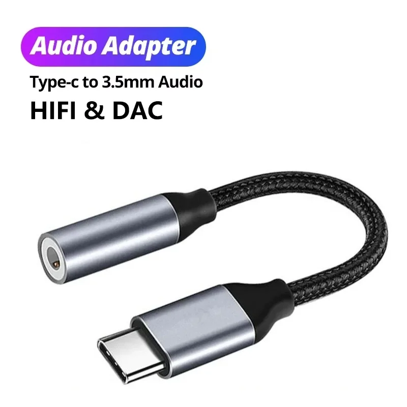 Usb-C Auf 3,5-Mm-Audioadapter – Plug-And-Play Klinkenadapter Für Kabelgebundene Kopfhörer, Smartphones, Tablets &Amp; Laptops Usb-C Audioadapter