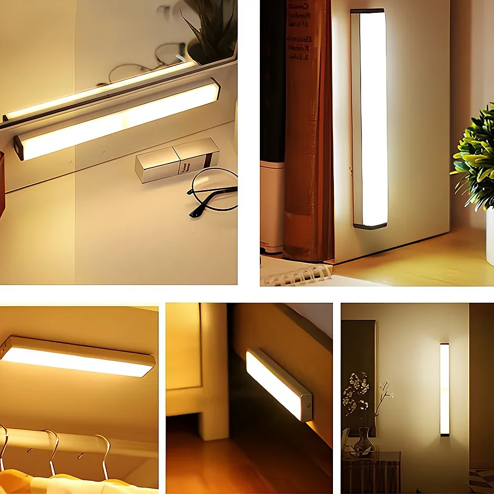 Nacht Lichter Drahtlose Led Motion Sensor Lampe Usb Aufladbare Magnetische Für Kleiderschrank Zimmer Schrank Küche Gang Rohr Detektor Birne Nacht Lichter Drahtlose Led Motion Sensor Lampe Usb Aufladbare Magnetische Für Kleiderschrank Zimmer Schrank Küche Gang Rohr Detektor Birne - Image 5