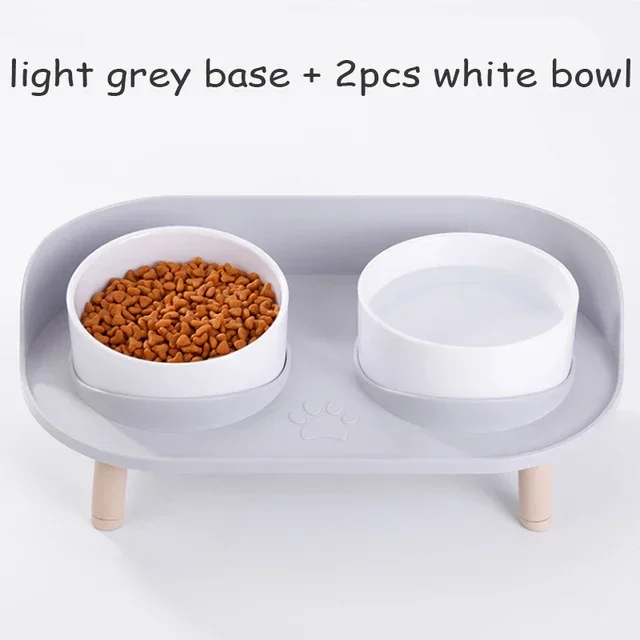 Food Feeders Pet Cat Double Bowls Feeder Adjustable Height Cats Dogs Drinker Water Bowl Dish Elevated Feeding Kitten Supplies Food Feeders Pet Cat Double Bowls Feeder Adjustable Height Cats Dogs Drinker Water Bowl Dish Elevated Feeding Kitten Supplies - Image 7