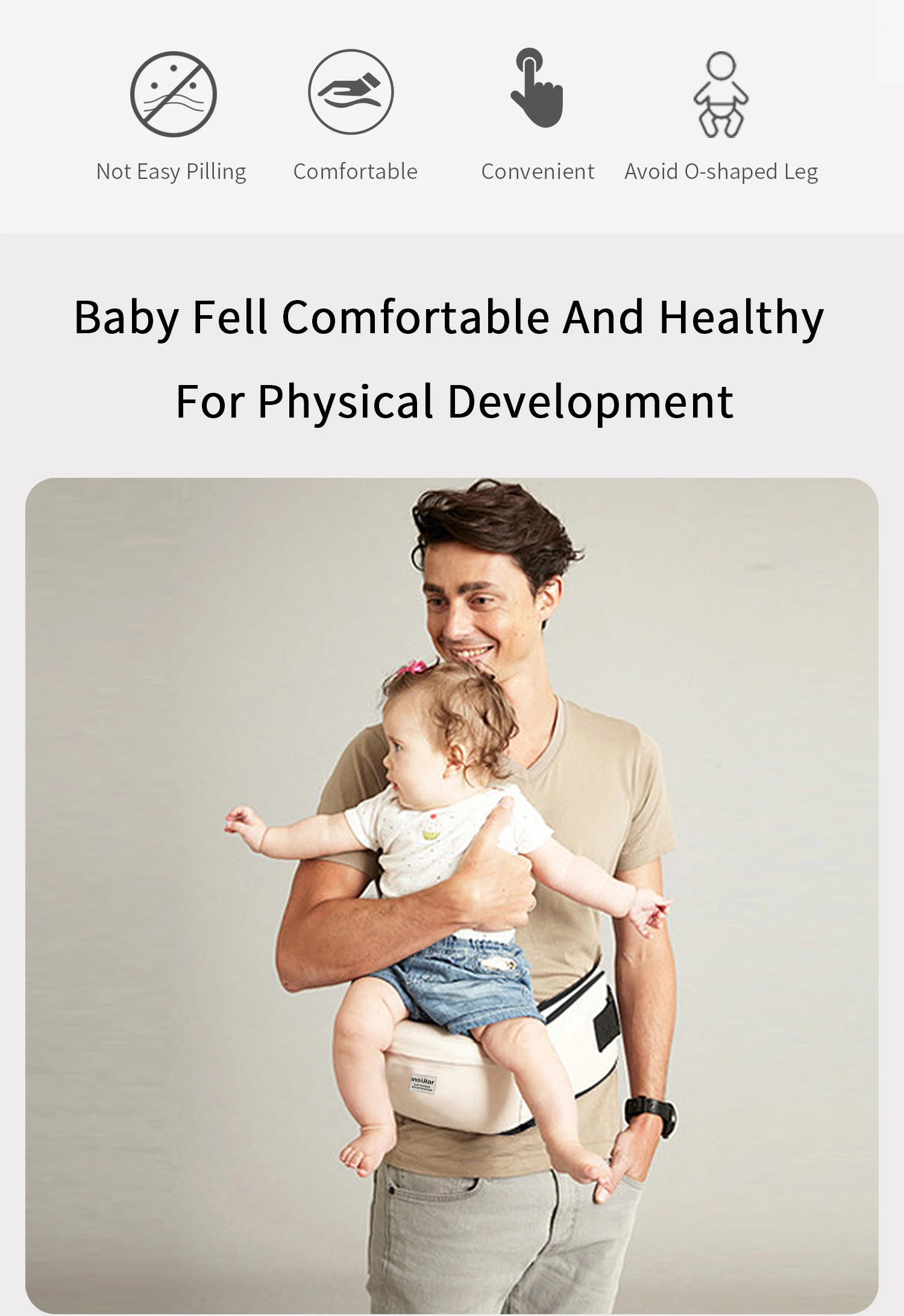 Baby Carrier Waist Stool Walkers Baby Sling Hold Waist Belt Backpack Hipseat Belt Kids Adjustable Infant Hip Seat Baby Carrier Waist Stool Walkers Baby Sling Hold Waist Belt Backpack Hipseat Belt Kids Adjustable Infant Hip Seat - Image 17