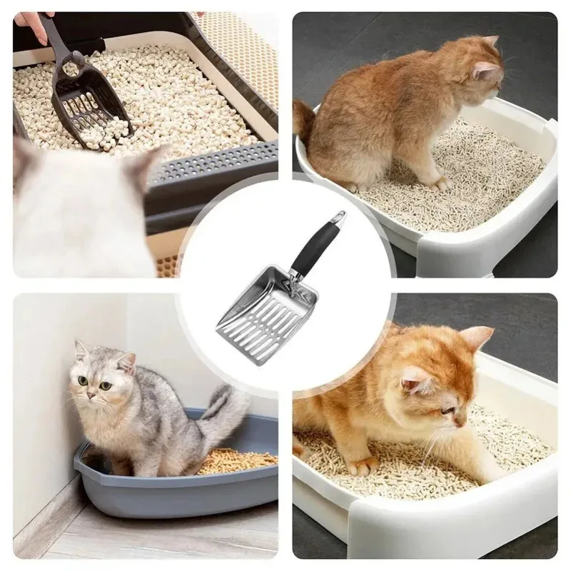 Katzenstreuschaufel Mit Langem Griff Für Einfache Reinigung Katzenstreuschaufel Mit Langem Griff Für Einfache Reinigung - Image 4