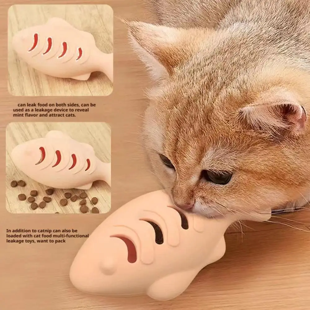Interactive Cat Toy Food Dispenser For Indoor Cats Blue Treat &Amp; Catnip Stuffer Engaging Silicone Fish Chew Toy Dental Care Interactive Cat Toy Food Dispenser For Indoor Cats Blue Treat &Amp; Catnip Stuffer Engaging Silicone Fish Chew Toy Dental Care - Image 11