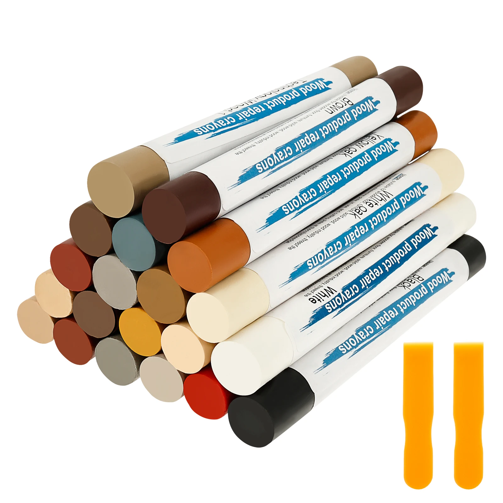 20-Farben-Möbelfüller Für Möbel, Ausbesserungen Und Reparaturen, Holzstiftmarker Zum Entfernen Von Kratzern, Löchern, Laminat 20-Farben-Möbelfüller Für Möbel, Ausbesserungen Und Reparaturen, Holzstiftmarker Zum Entfernen Von Kratzern, Löchern, Laminat