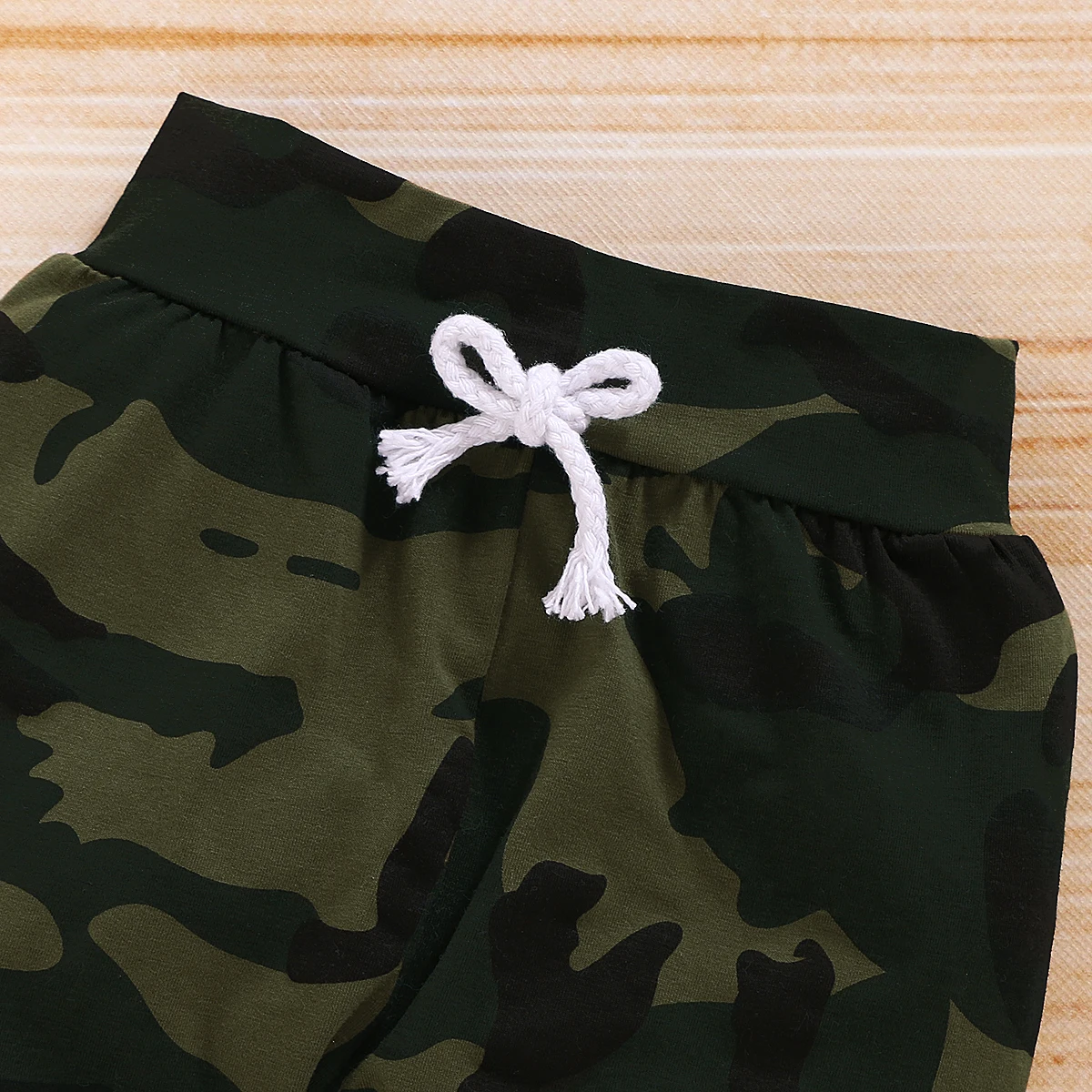 Newborn Baby Boy Summer Clothes Set Letters Short Sleeve Romper +Camouflage Pants+Hat 3Pcs Outfits For Toddler Boy 0-18 Months Newborn Baby Boy Summer Clothes Set Letters Short Sleeve Romper +Camouflage Pants+Hat 3Pcs Outfits For Toddler Boy 0-18 Months - Image 4