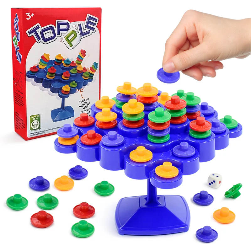  Balance Tree Toys Educational Parent-Child Interaction Tabletop Game Toy Stacking Building Blocks Montessori Balancing Board Balance Tree Toys Educational Parent-Child Interaction Tabletop Game Toy Stacking Building Blocks Montessori Balancing Board - Image 3