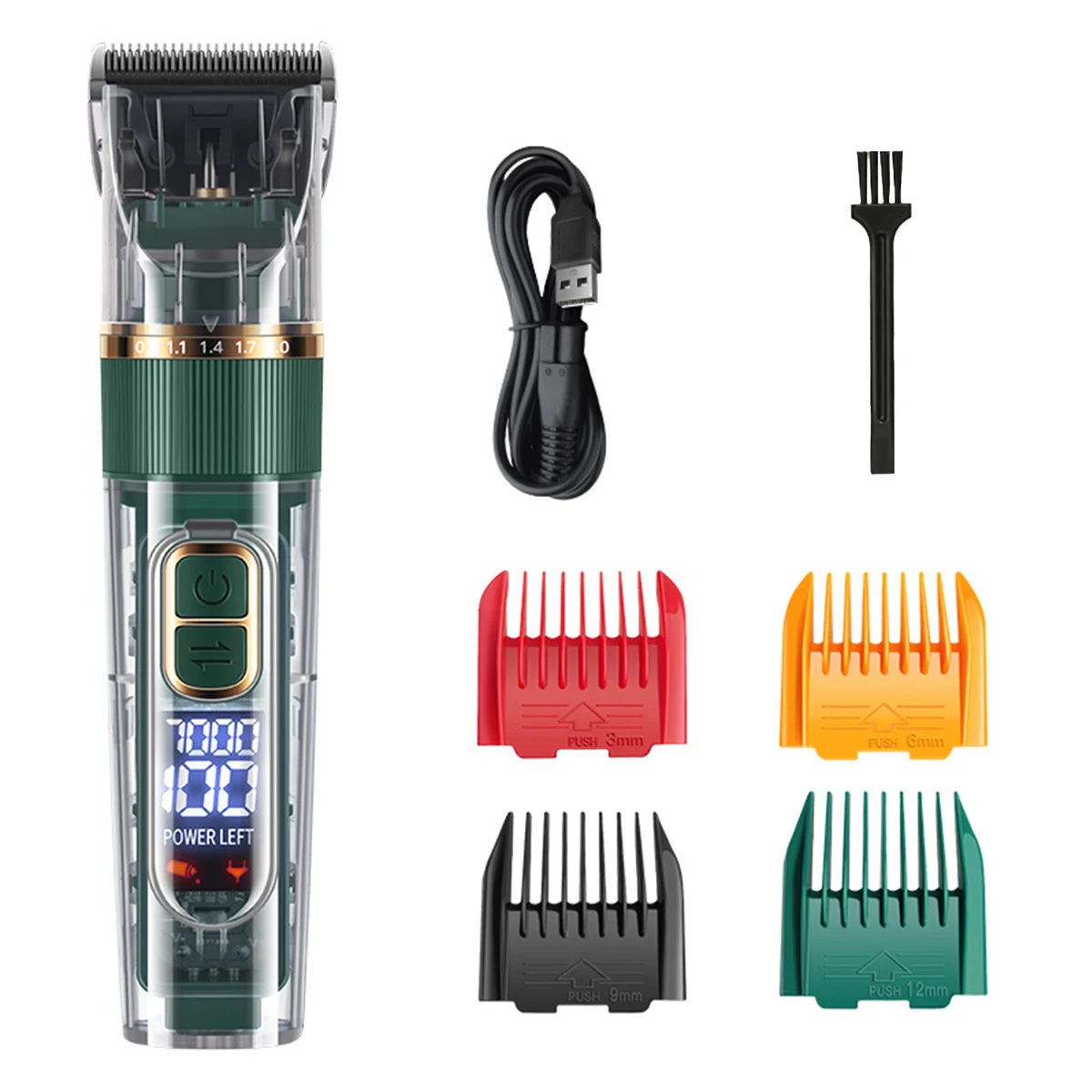 Katzen- Und Hundehaarschneider Elektrischer Professioneller Tierhaarschneider Geräuscharmer Haarschneider Usb-Aufladbar Tierpflege-Schermaschinen-Set Katzen- Und Hundehaarschneider Elektrischer Professioneller Tierhaarschneider Geräuscharmer Haarschneider Usb-Aufladbar Tierpflege-Schermaschinen-Set - Image 7