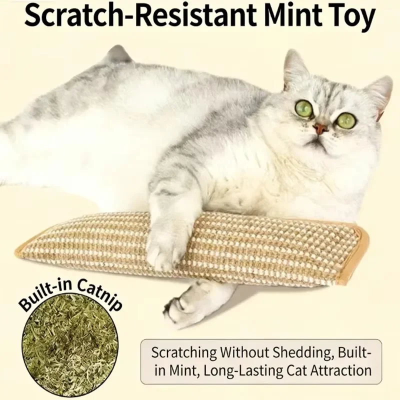 Cat Scratcher Mat Pillow Multi-Functional Cat Chew Toy Wear-Resistant Cat Scratching Toy For Kittens Adult Cats Cat Scratcher Mat Pillow Multi-Functional Cat Chew Toy Wear-Resistant Cat Scratching Toy For Kittens Adult Cats - Image 10