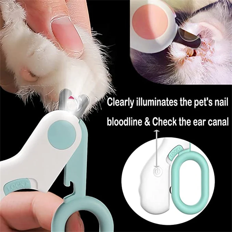 Professionelle Katzen Nagelknipser Mit Led Licht Für Haustierpflege Professionelle Katzen Nagelknipser Mit Led Licht Für Haustierpflege - Image 4