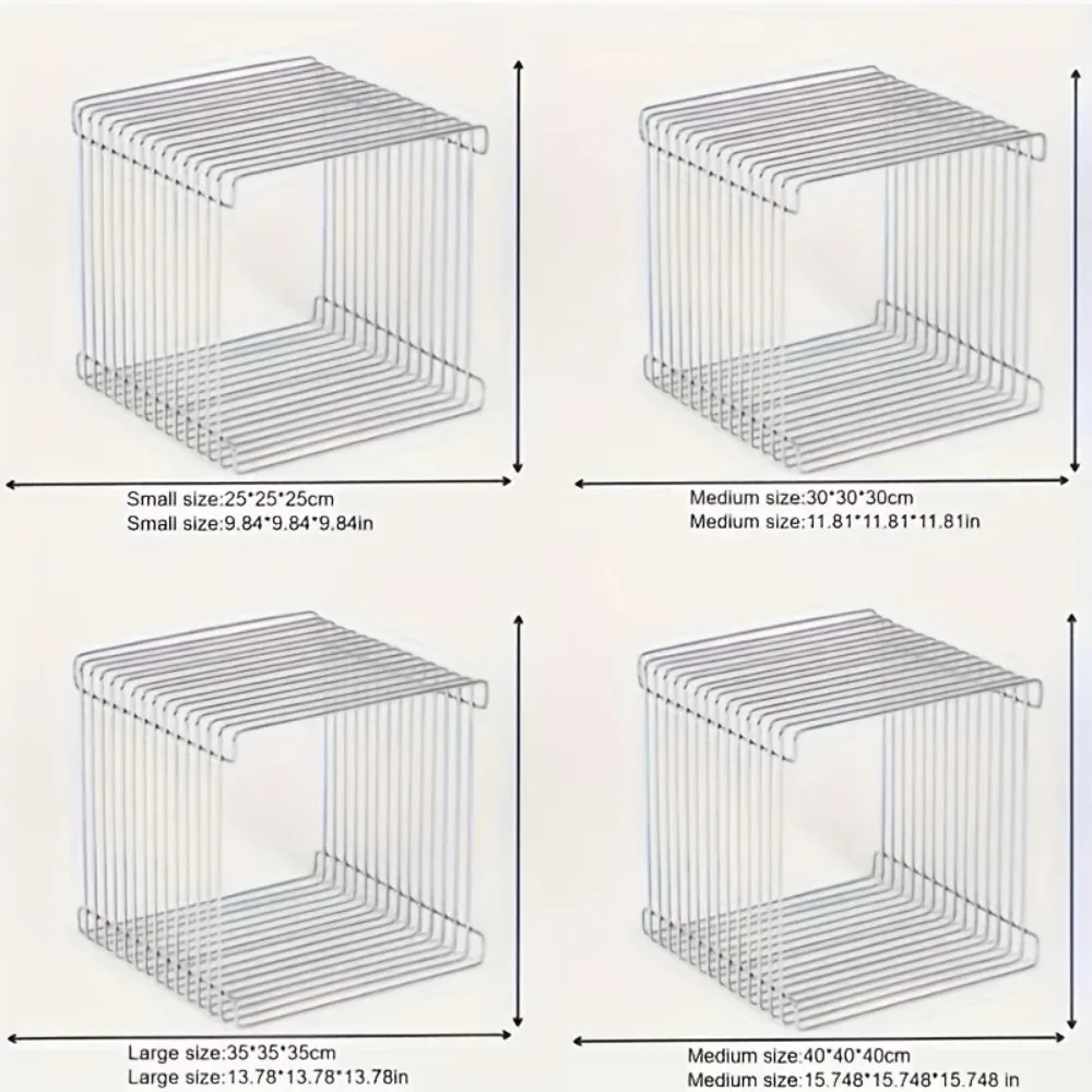 Silvery Metal Geometric Designer Lip-Shaped Stool Creative Storage Solution For Small Apartments Corner Utilization Silvery Metal Geometric Designer Lip-Shaped Stool Creative Storage Solution For Small Apartments Corner Utilization - Image 2