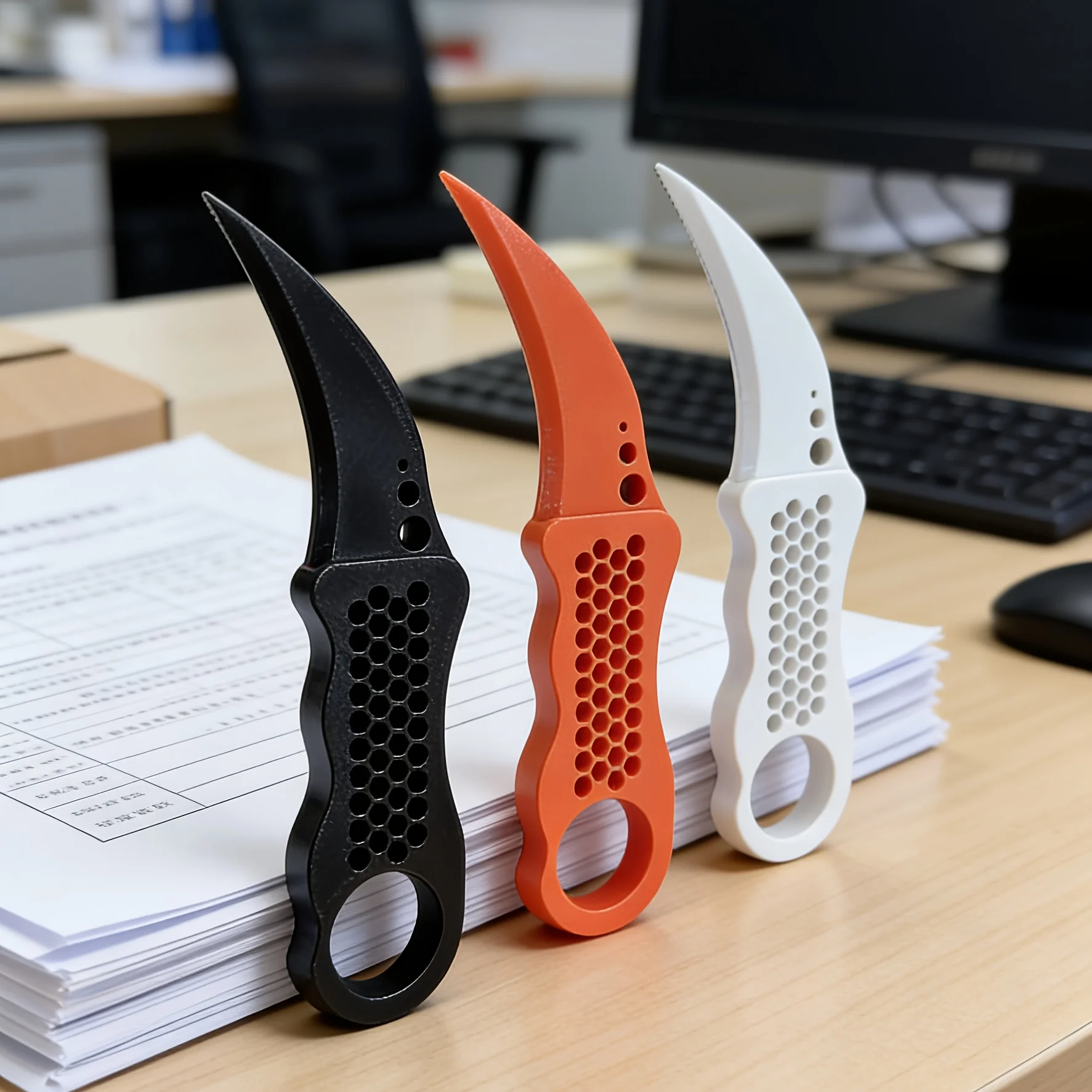 3D-Gedrucktes Auspackwerkzeug, Rutschfester Umweltfreundlicher Griff, Sicherer Tragbarer Paketöffner Für Den Täglichen Gebrauch Zu Hause Und Im Büro 3D-Gedrucktes Auspackwerkzeug, Rutschfester Umweltfreundlicher Griff, Sicherer Tragbarer Paketöffner Für Den Täglichen Gebrauch Zu Hause Und Im Büro - Image 6