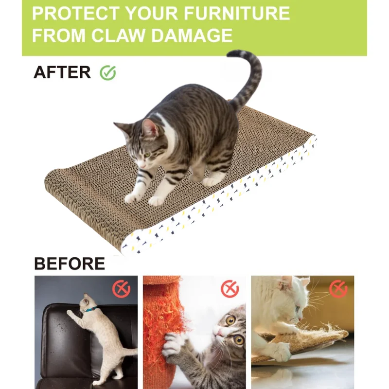 Cat Scratchers Cardboard Cat Scratching Board Durable Grind Claws Corrugated Paper Pets Sofa For Indoor Cats Kittens Cat Scratchers Cardboard Cat Scratching Board Durable Grind Claws Corrugated Paper Pets Sofa For Indoor Cats Kittens - Image 23