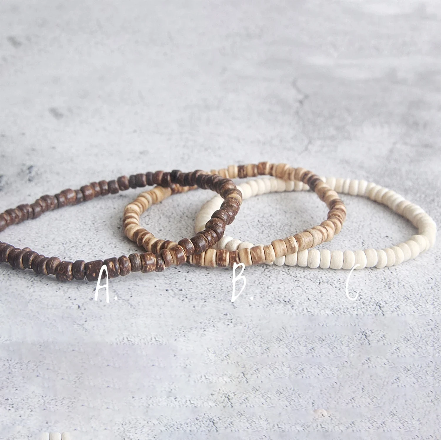 3 Stück (1 Set), Surfer-Armbänder, Boho-Perlenarmband, Strandarmband, Herren-Armband-Set, Weihnachtsgeschenk, Geschenk Für Ihn 3 Stück (1 Set), Surfer-Armbänder, Boho-Perlenarmband, Strandarmband, Herren-Armband-Set, Weihnachtsgeschenk, Geschenk Für Ihn - Image 2