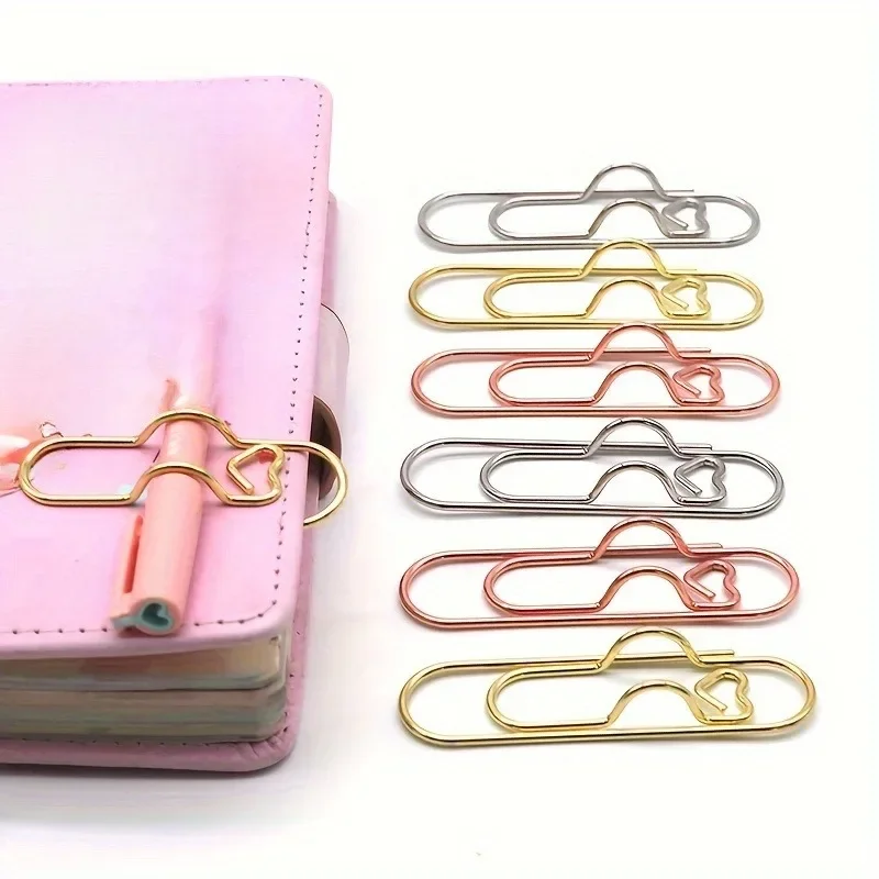 4 Stück Multifunktionaler Liebesstift-Clip, Tragbarer Hängender Stift-Clip Mit Festem Sitz, Büroklammer Für Notizbuch, Schreibwaren-Zubehör 4 Stück Multifunktionaler Liebesstift-Clip, Tragbarer Hängender Stift-Clip Mit Festem Sitz, Büroklammer Für Notizbuch, Schreibwaren-Zubehör