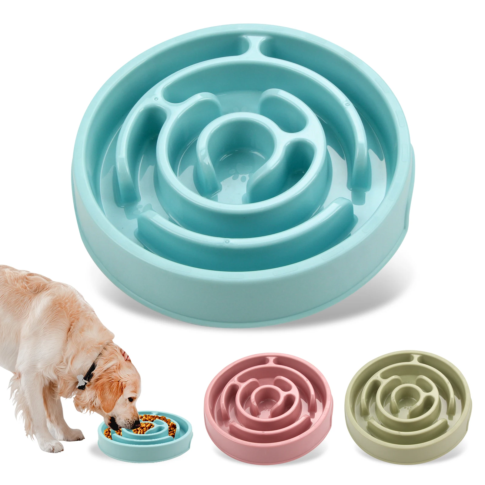 Slow Feeder-Schüssel Für Hunde, Lustig, Rutschfest, Schleppend, Langsames Essen, Futternäpfe, Umweltfreundlicher Hundenapf Für Große, Mittelgroße Und Kleine Hunde, Welpen Slow Feeder-Schüssel Für Hunde, Lustig, Rutschfest, Schleppend, Langsames Essen, Futternäpfe, Umweltfreundlicher Hundenapf Für Große, Mittelgroße Und Kleine Hunde, Welpen