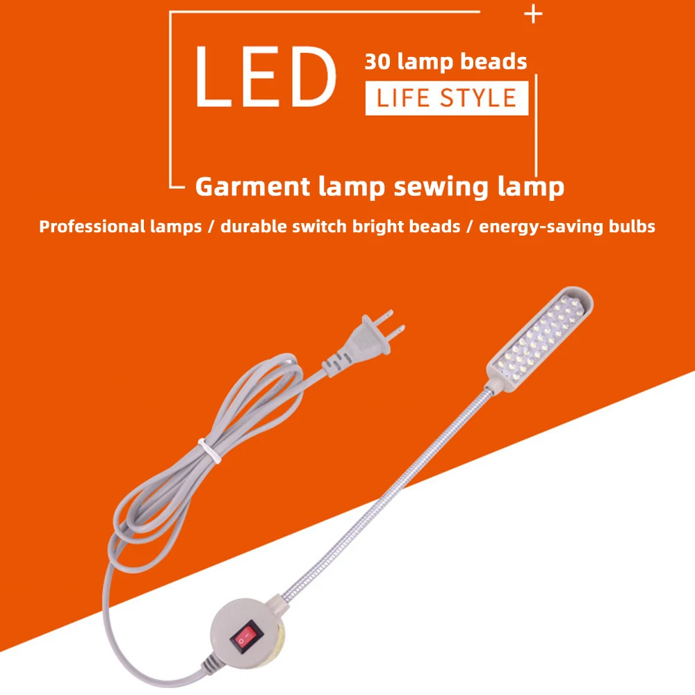 30 Led Industrien Äh Maschine Beleuchtung Lampe Kleidung Maschine Zubehör Arbeits Licht 360 ° Flexible Schwanenhals Industrie Leuchten 30 Led Industrien Äh Maschine Beleuchtung Lampe Kleidung Maschine Zubehör Arbeits Licht 360 ° Flexible Schwanenhals Industrie Leuchten - Image 4