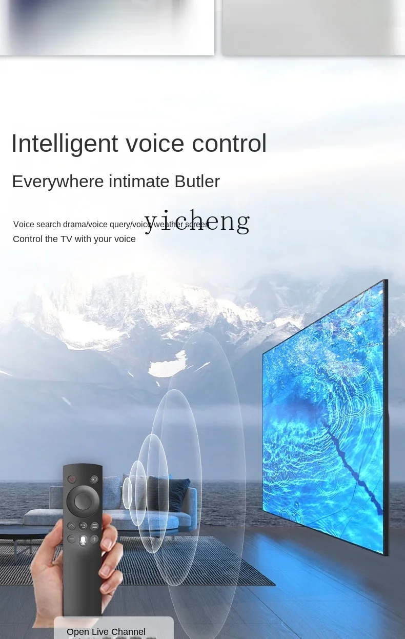 Smart-Tv 55 Zoll Netzwerk-Heimfernseher 85 Wlan Sprachsteuerung 75 Hd 4K65 Lcd-Bildschirm Smart-Tv 55 Zoll Netzwerk-Heimfernseher 85 Wlan Sprachsteuerung 75 Hd 4K65 Lcd-Bildschirm - Image 3