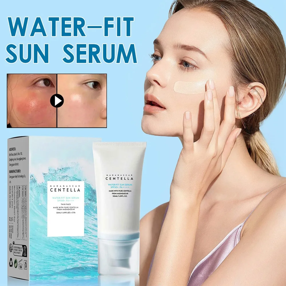 50+ Facial Sunscreen Centella Protector Solar Sunblock Skin Whitening Cream Korean Moisturizing Protector Care Body Sunscreen 50+ Facial Sunscreen Centella Protector Solar Sunblock Skin Whitening Cream Korean Moisturizing Protector Care Body Sunscreen - Image 4