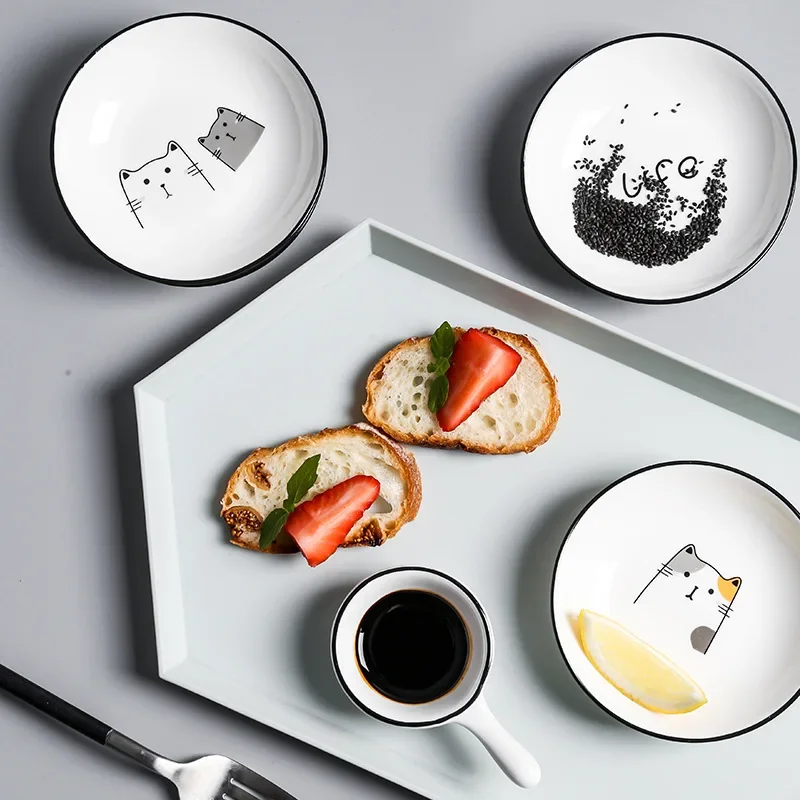 1Pcs Cute Cat Ceramic Seasoning Dish Creative Kitchen Small Sauce Bowl Household Dipping Plate Creative Vinegar Soy Snack Dishes 1Pcs Cute Cat Ceramic Seasoning Dish Creative Kitchen Small Sauce Bowl Household Dipping Plate Creative Vinegar Soy Snack Dishes - Image 22