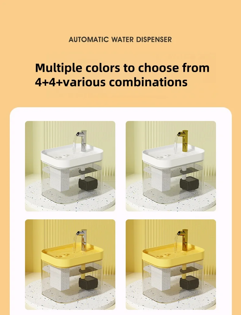 1.5L Cat Water Circulation Fountain Auto Filter Pet Cat Drinker Usb Dog Water Basin Feeding Bowl Pet Supplies 1.5L Cat Water Circulation Fountain Auto Filter Pet Cat Drinker Usb Dog Water Basin Feeding Bowl Pet Supplies - Image 21