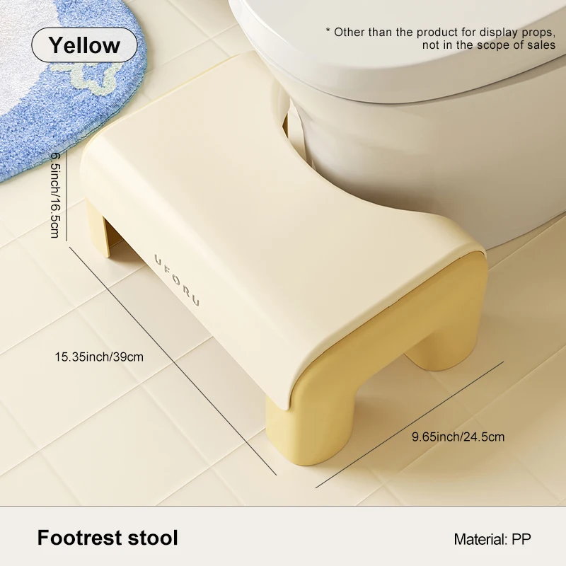 Uforu Toilet Stool Household Footstool Thickened Strong Anti-Slip Adult Squatting Aid Uforu Toilet Stool Household Footstool Thickened Strong Anti-Slip Adult Squatting Aid - Image 9