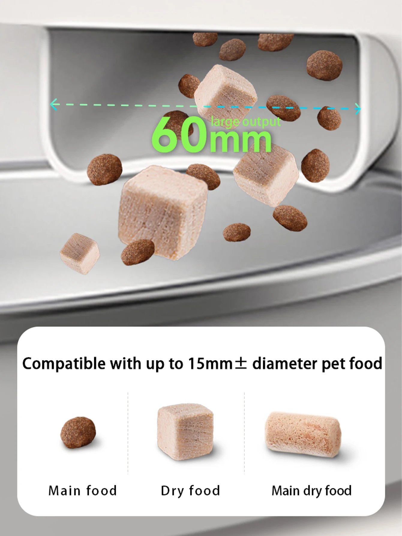 Automatische Katze Feeder Kamera Pet Smart Katze Lebensmittel Kibble Dispenser 2,4G/5Gwifi Tuya App Control Auto Feeder Für Katze Hund Zubehör Automatische Katze Feeder Kamera Pet Smart Katze Lebensmittel Kibble Dispenser 2,4G/5Gwifi Tuya App Control Auto Feeder Für Katze Hund Zubehör - Image 5