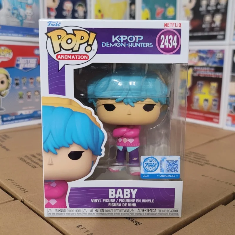 Funko Pop Offizielle Original K-Pop Demon Hunters Baby Romance Mystery Actionfigur Modell # 2432 # 2433 # 2434 Vinyl-Skulpturpuppen Funko Pop Offizielle Original K-Pop Demon Hunters Baby Romance Mystery Actionfigur Modell # 2432 # 2433 # 2434 Vinyl-Skulpturpuppen - Image 3
