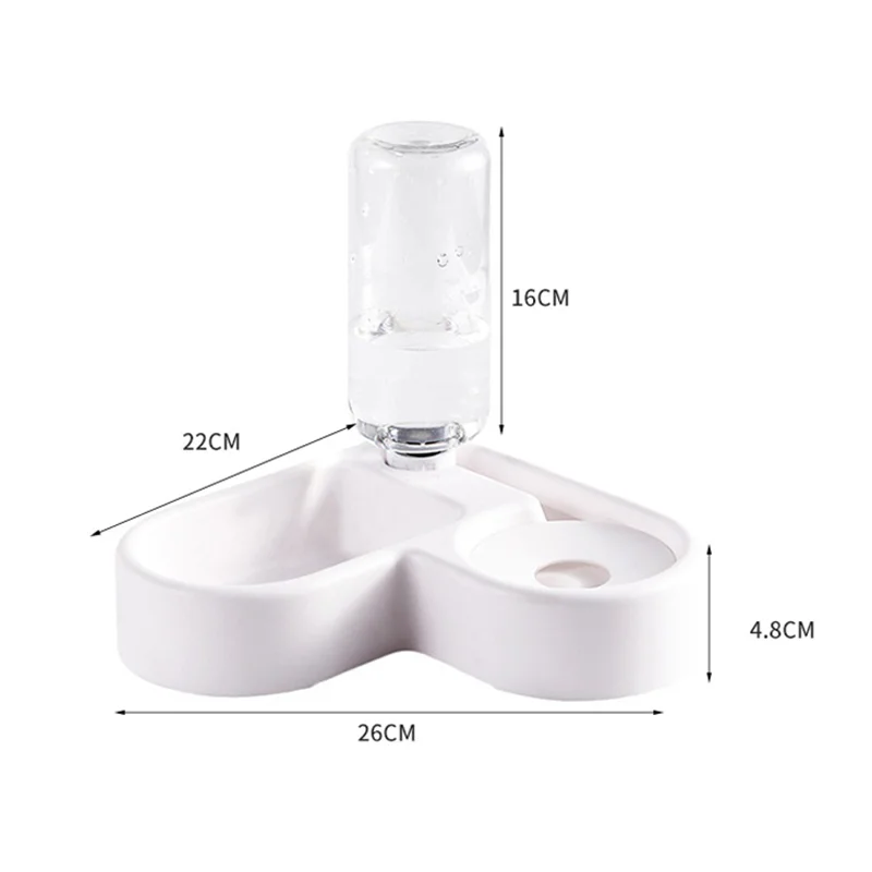 Automatic Drinking Love Pet Bowl Moisture-Proof Cat Bowl Dog Basin Dual-Use Multi-Functional Drinking And Feeding Automatic Drinking Love Pet Bowl Moisture-Proof Cat Bowl Dog Basin Dual-Use Multi-Functional Drinking And Feeding - Image 6