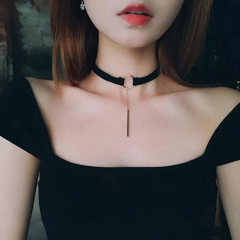 Koreanische Mode Samt Choker Halskette Für Frauen Vintage Sexy Spitze Halskette Mit Anhängern Gothic Mädchen Hals Schmuck Zubehör Koreanische Mode Samt Choker Halskette Für Frauen Vintage Sexy Spitze Halskette Mit Anhängern Gothic Mädchen Hals Schmuck Zubehör - Image 5