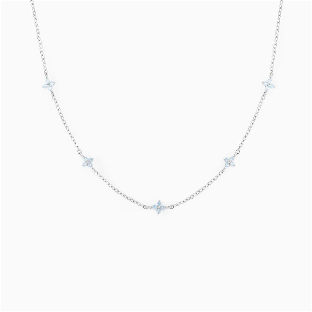 Neue Design Winzige Blaue Blume Halskette Für Frauen Gold Farbe Nette Anhänger Halskette Trendy Weibliche Geburtstag Schmuck Bijoux Geschenk Neue Design Winzige Blaue Blume Halskette Für Frauen Gold Farbe Nette Anhänger Halskette Trendy Weibliche Geburtstag Schmuck Bijoux Geschenk - Image 4