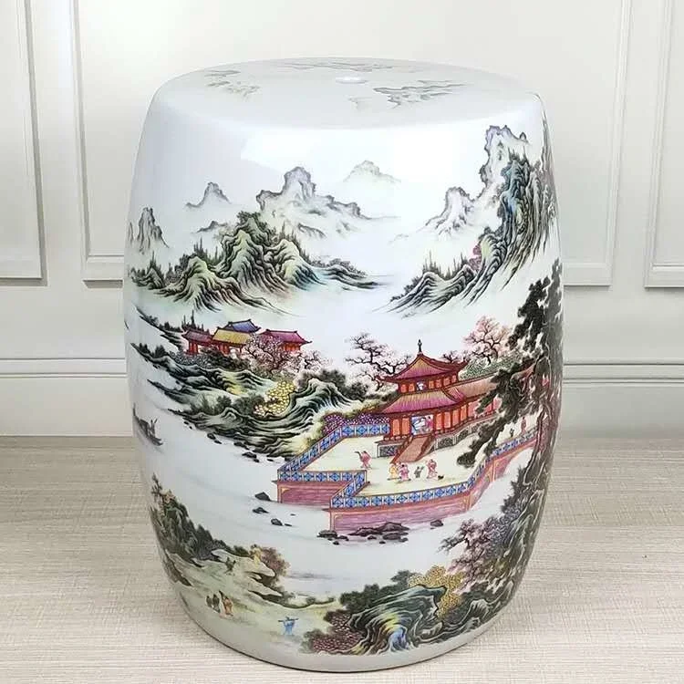 New Chinese Style Carved Pattern Ottoman Movable Living Room Accent Furniture Artistic Home Decor New Chinese Style Carved Pattern Ottoman Movable Living Room Accent Furniture Artistic Home Decor - Image 17