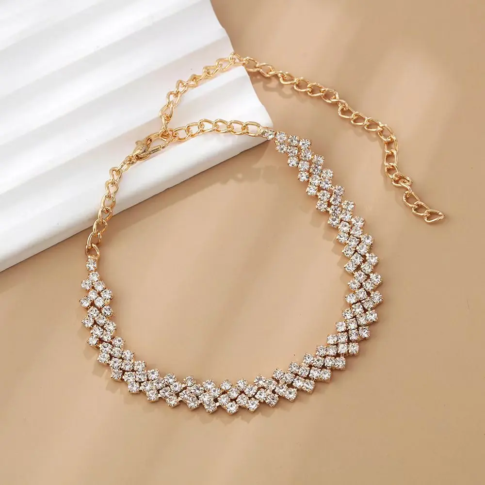 Modische Glänzende Rautenketten-Fußkette Für Damen Silberfarbenes Sommer-Strand-Fußkettchen Barfuß-Sandalen Fußschmuck Modische Glänzende Rautenketten-Fußkette Für Damen Silberfarbenes Sommer-Strand-Fußkettchen Barfuß-Sandalen Fußschmuck - Image 4