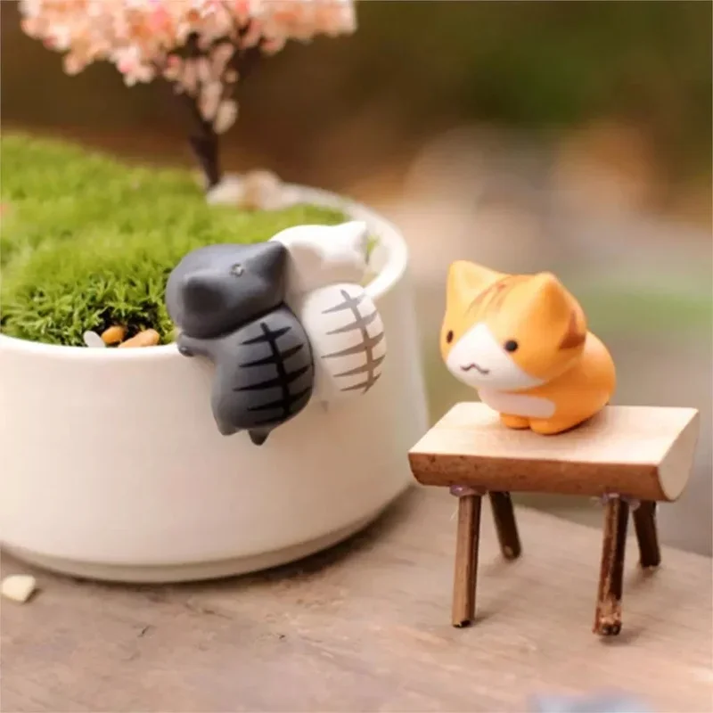 6Pcs/Set Cartoon Lucky Cat Home Garden Bonsai Decorations Miniatures Gift Lovely Micro Landscape Kitten Miniature Craft 6Pcs/Set Cartoon Lucky Cat Home Garden Bonsai Decorations Miniatures Gift Lovely Micro Landscape Kitten Miniature Craft - Image 5
