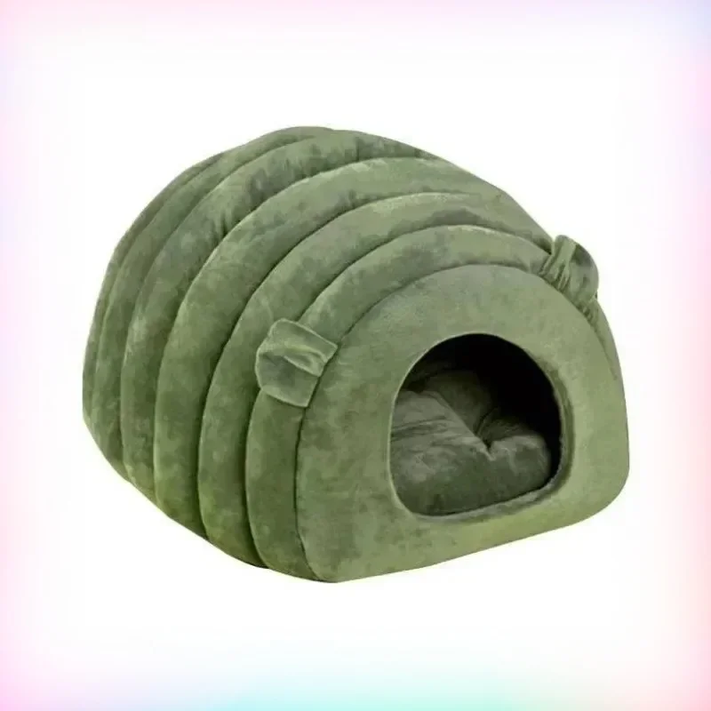 Katzenbett-Matte Für Winter Und Herbst, Gemütliches Schlafhaus Mit Warmem, Sicherem, Atmungsaktivem Großraum-Nest, Weiches Kissen Für Haustierkatzen Katzenbett-Matte Für Winter Und Herbst, Gemütliches Schlafhaus Mit Warmem, Sicherem, Atmungsaktivem Großraum-Nest, Weiches Kissen Für Haustierkatzen - Image 7